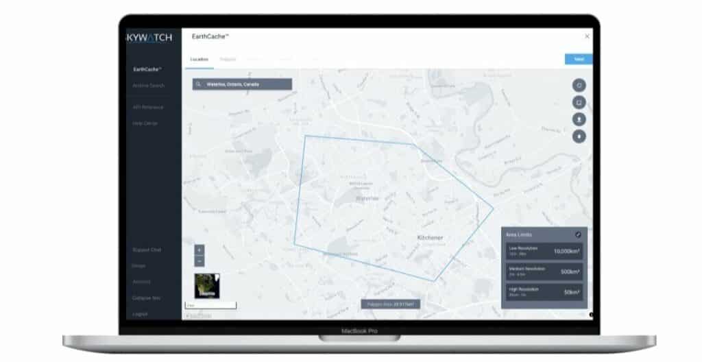 Surface area puling temporal data