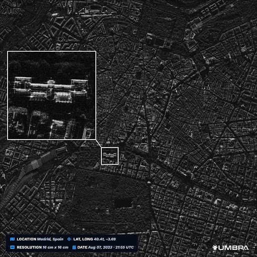 Umbra Synthetic Aperture Radar (SAR) sample image