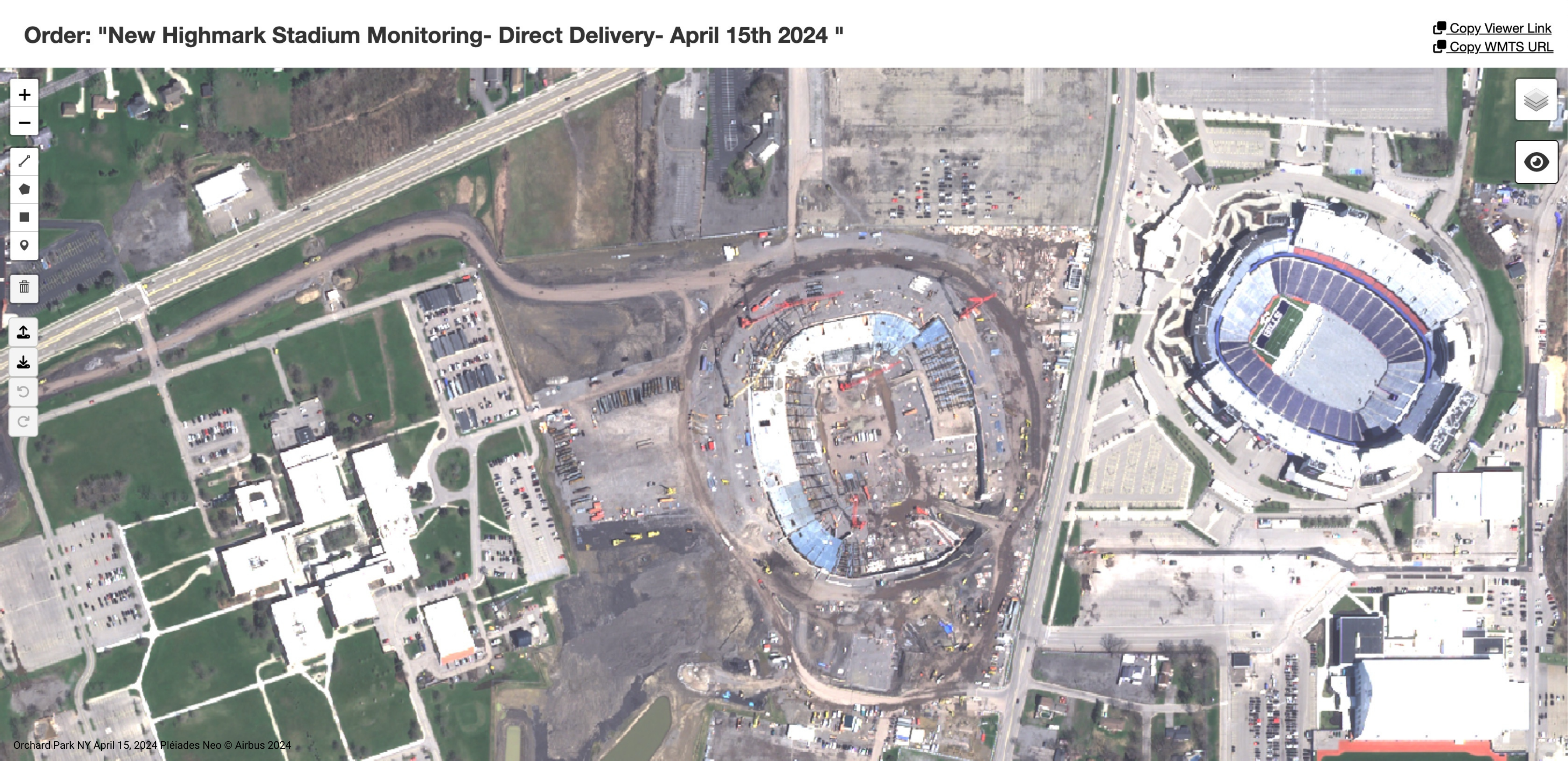 One-click, browser-based imagery sharing