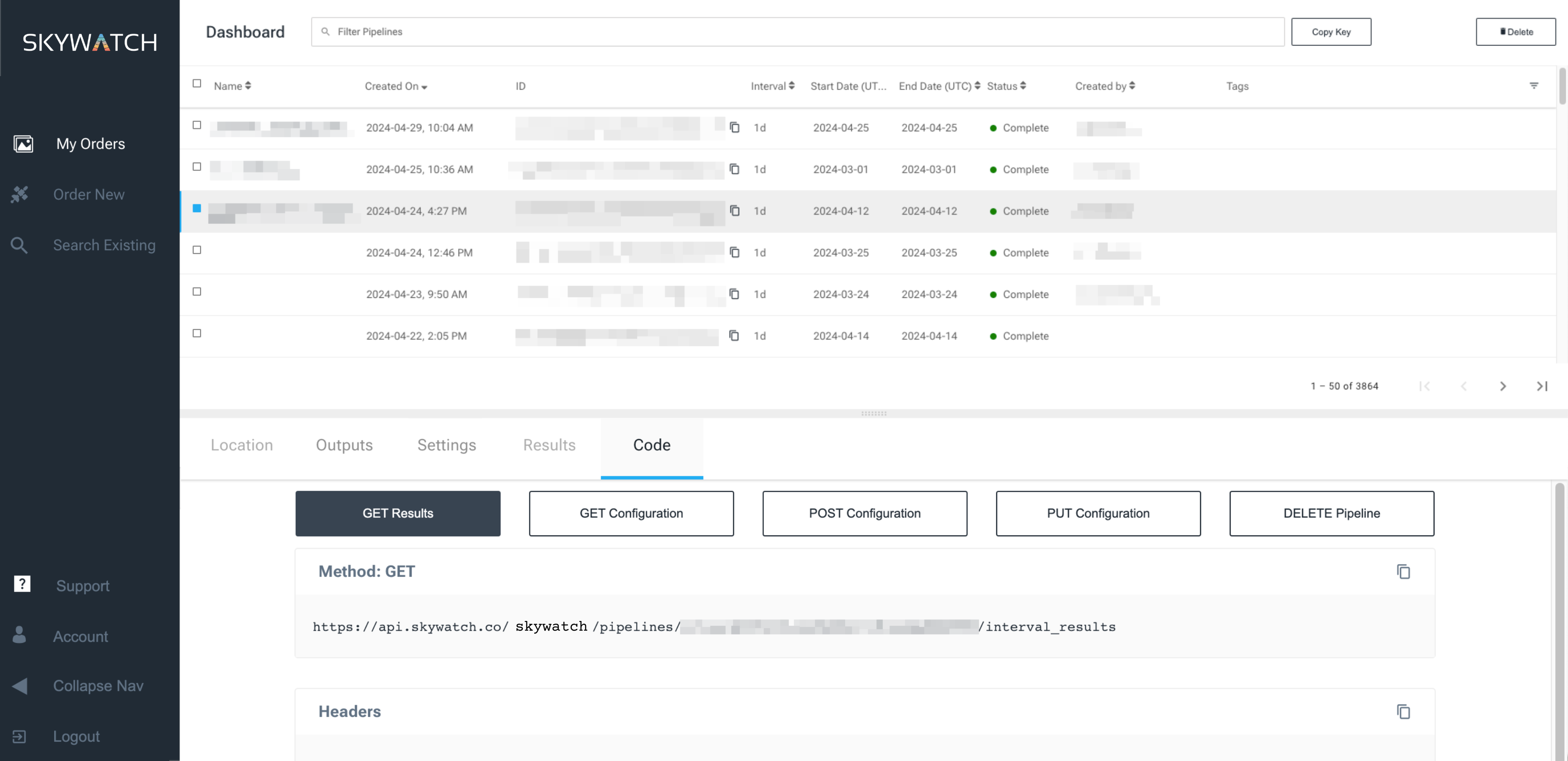 Send and receive data with one POST and one GET