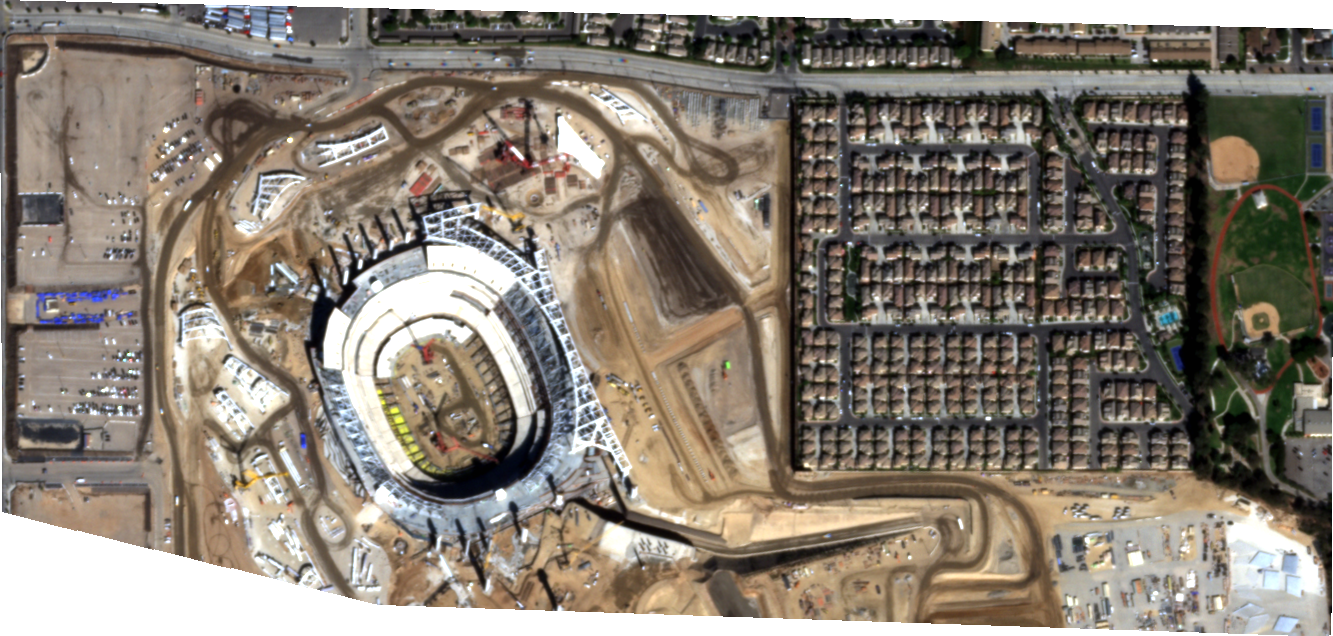 Monitoring change in a construction site