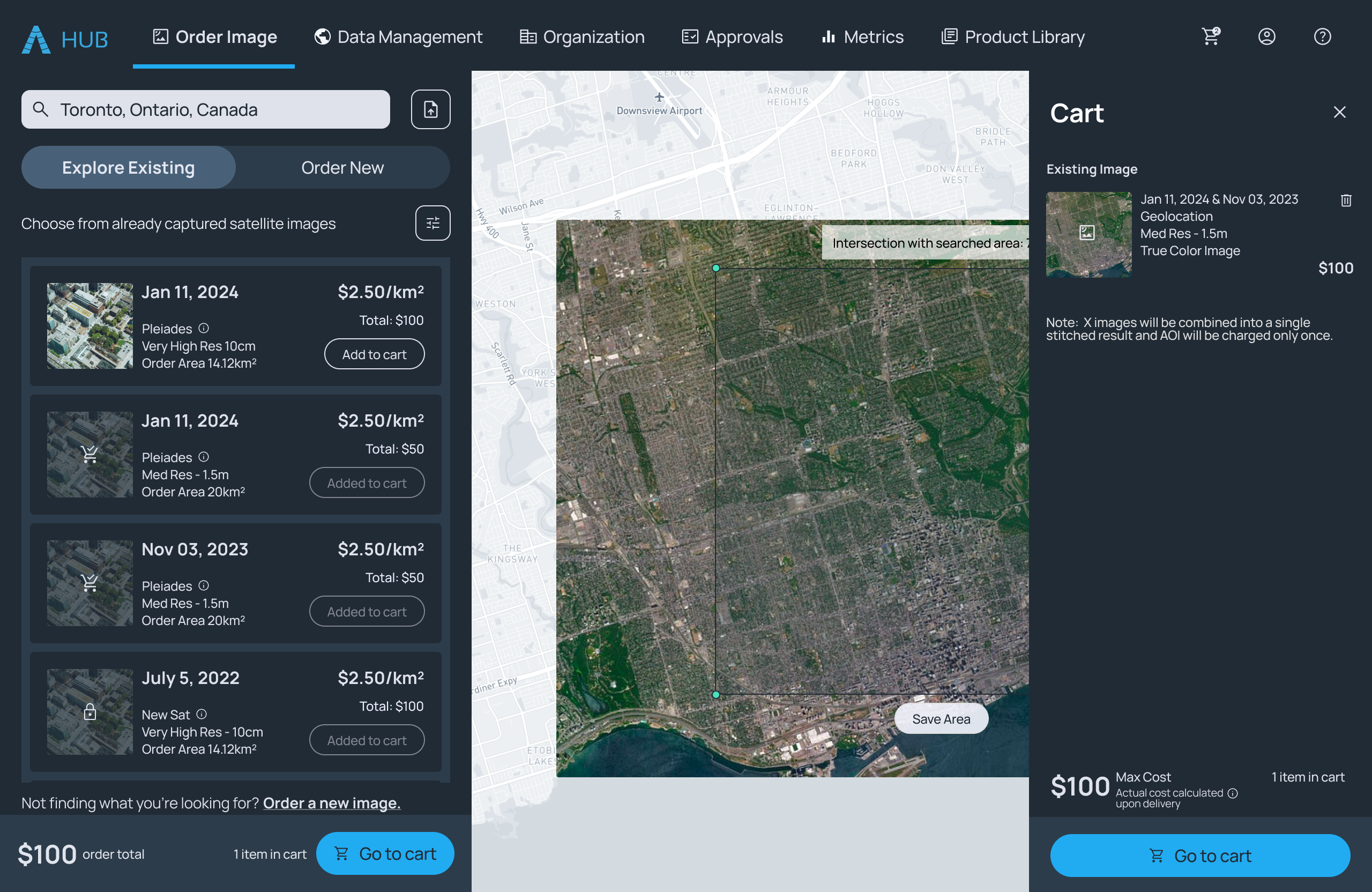 Order Multiple Images